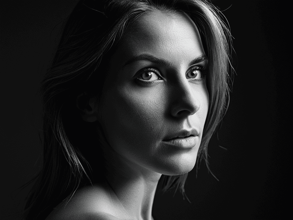 Black and White Portrait Photography