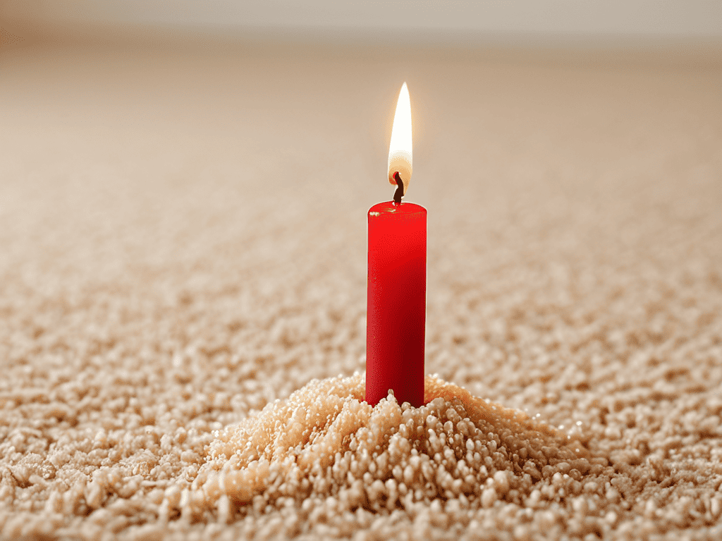 Removing Candle Wax from Carpet
