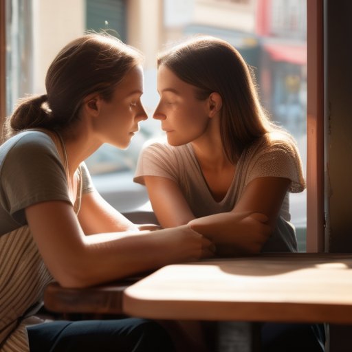 Couple smiling, Building intimacy without touch